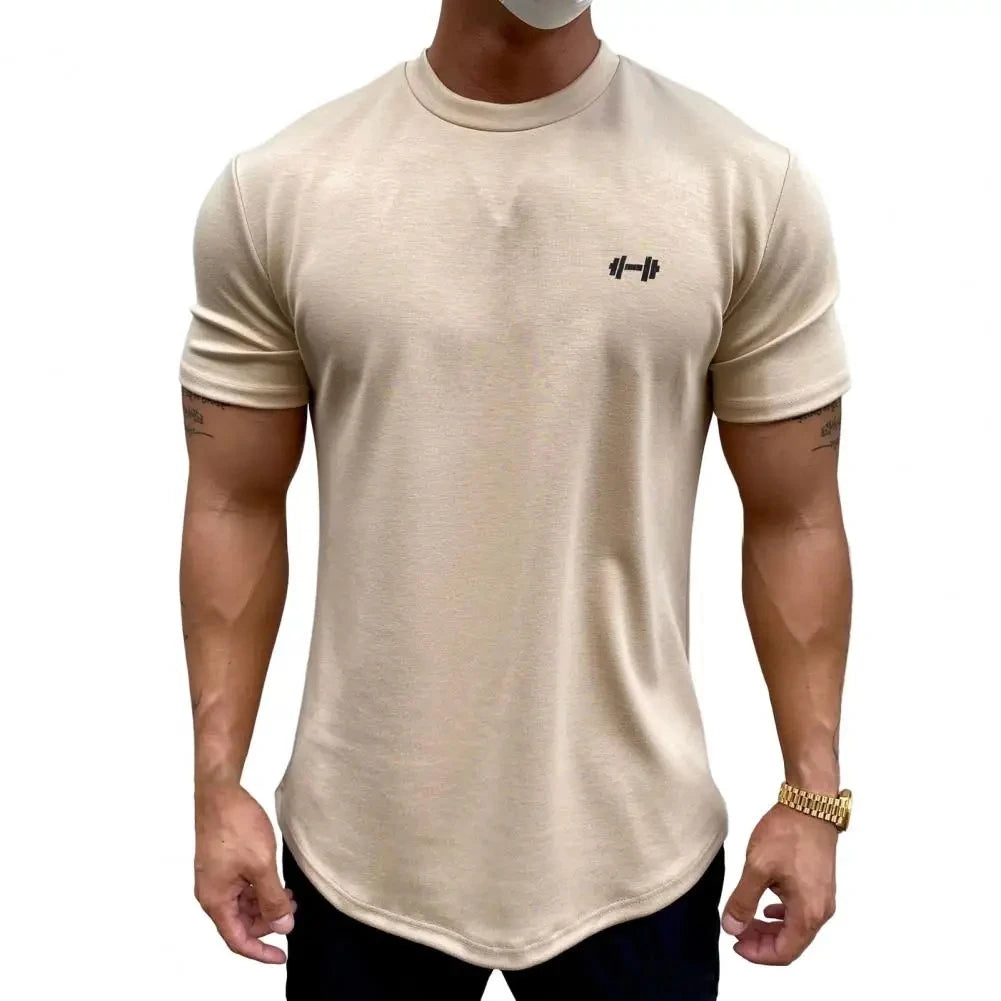 Male Sports Gym Muscle Fitness T-Shirt
