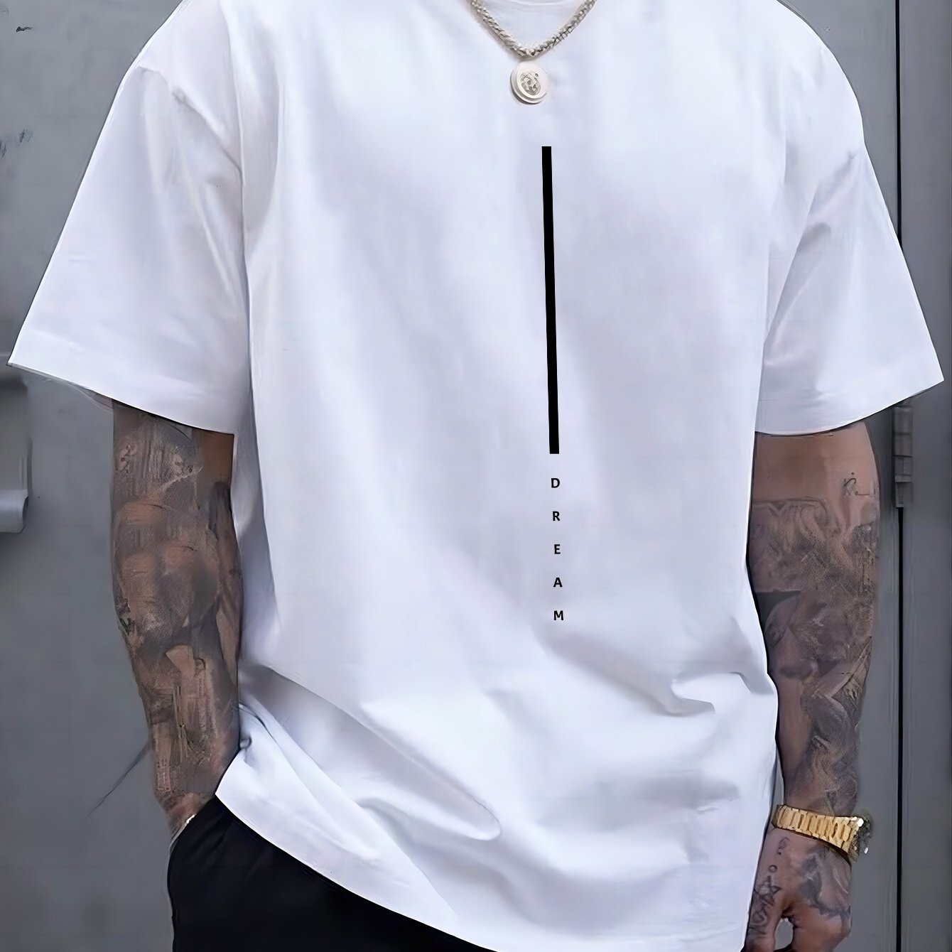 DREAM Creative Print Men's Casual T-Shirt