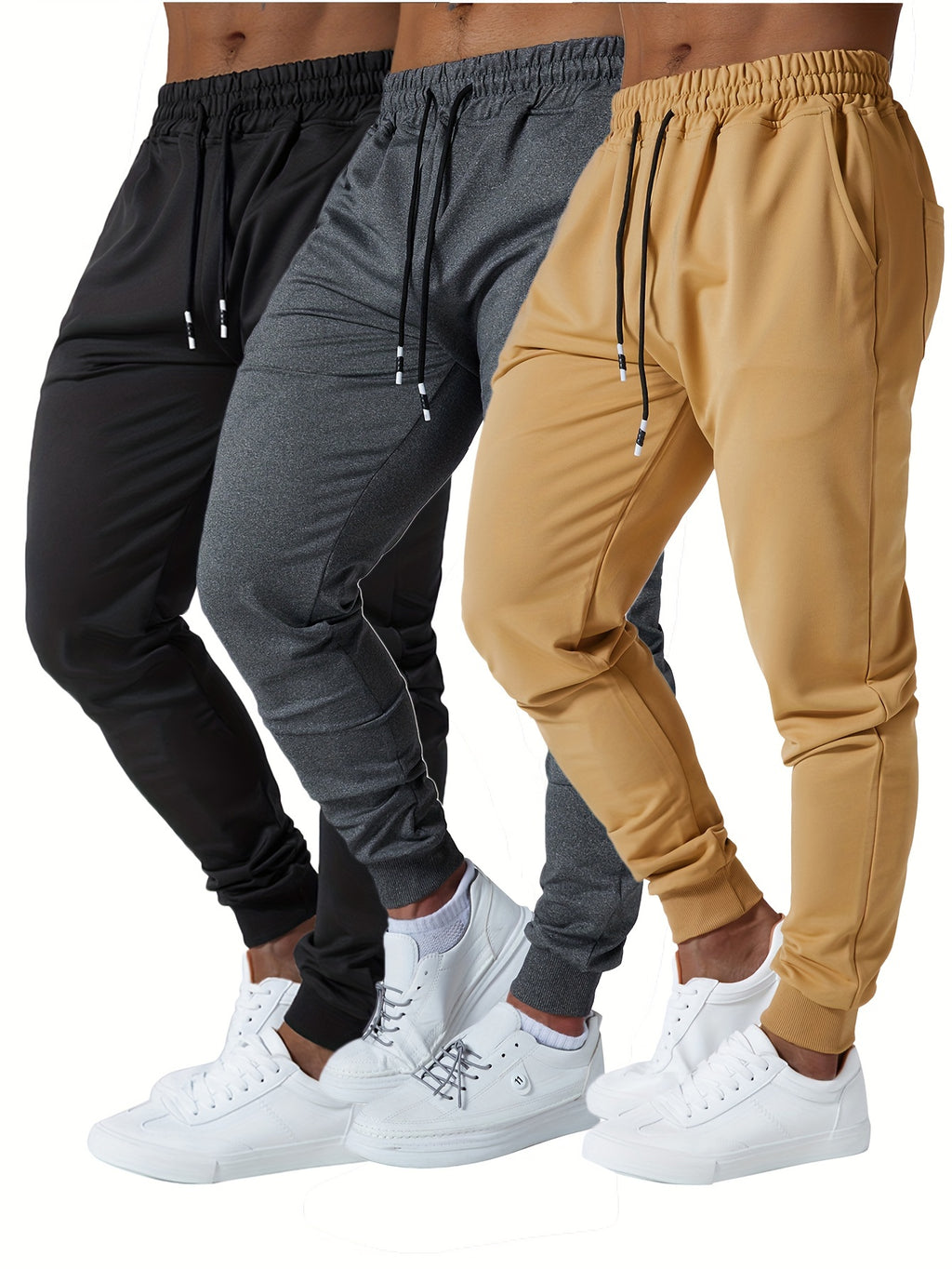 3PCS Men's Sweatpants