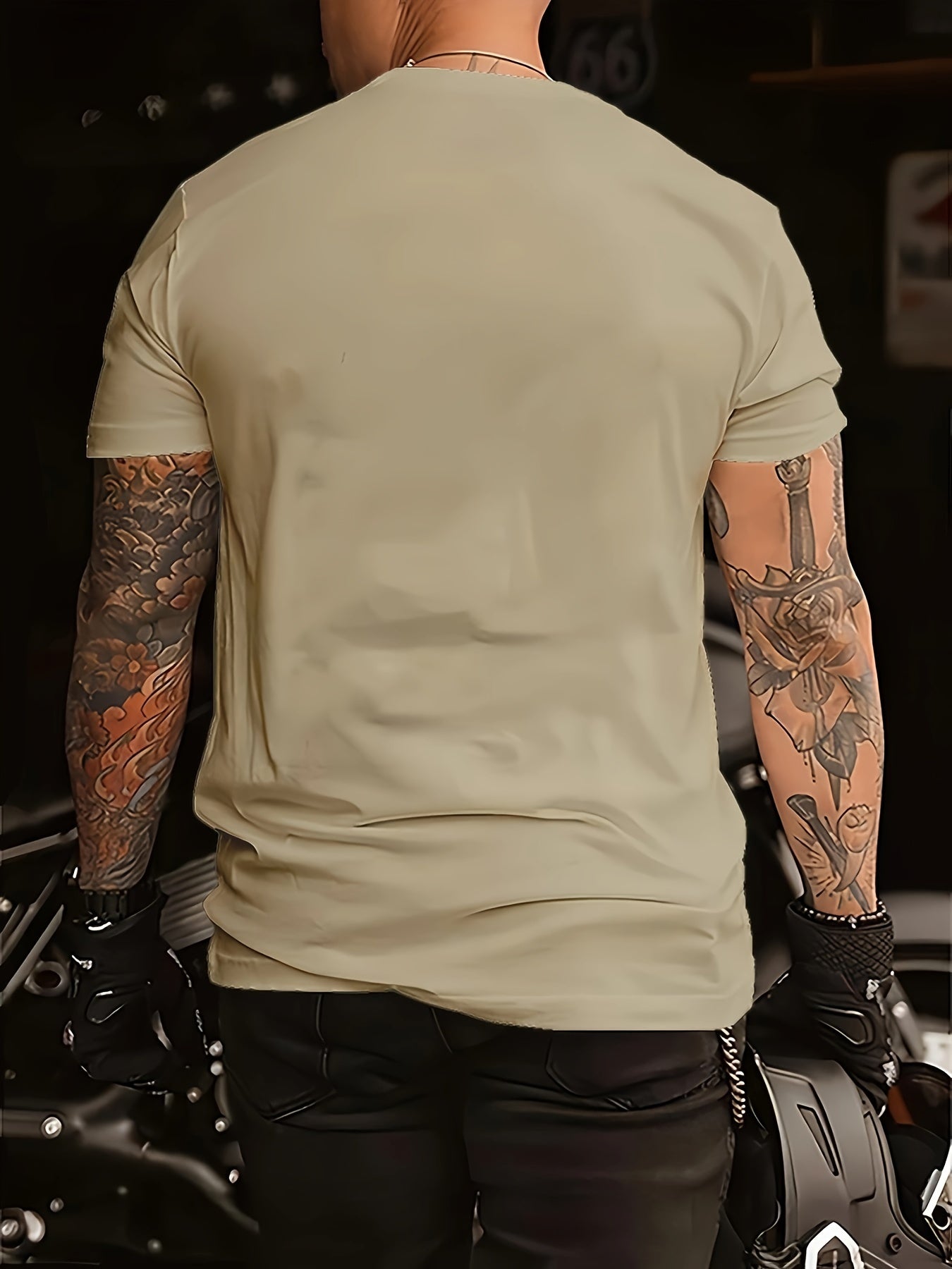 Comfortable 100% Polyester California Los Angeles Graphic 3D Print Men's T-Shirt