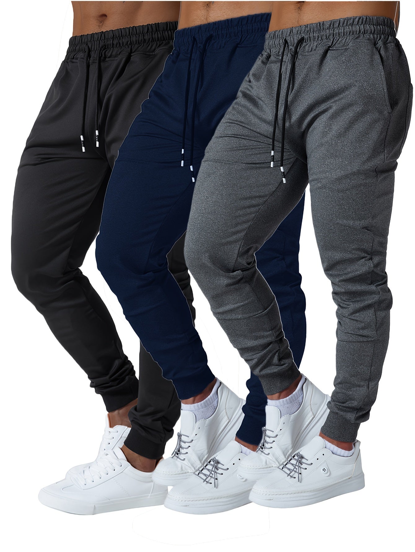 3PCS Men's Sweatpants