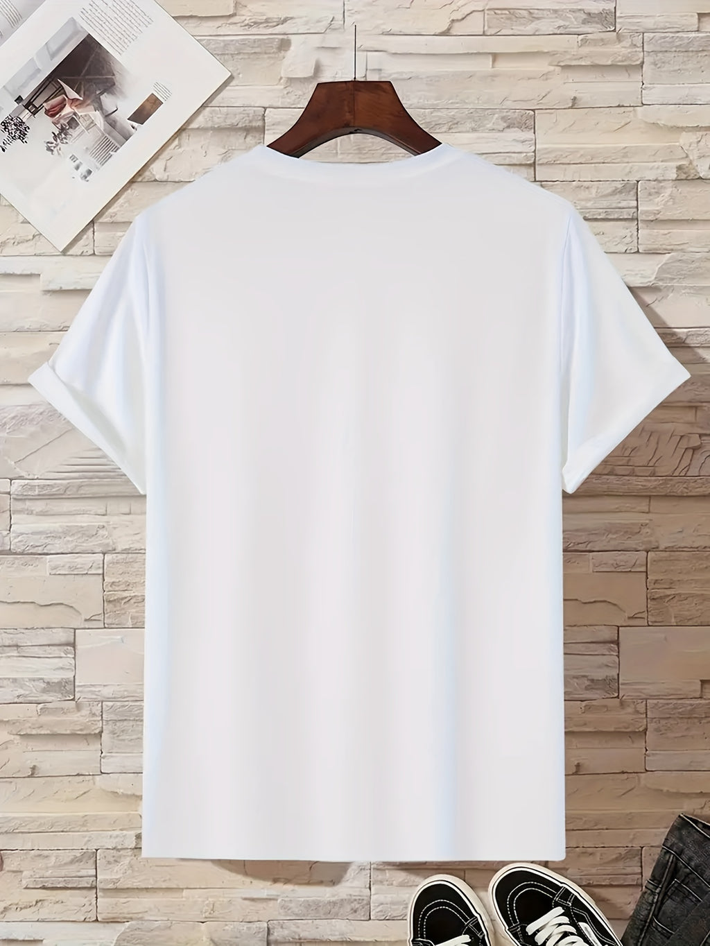 Palm Tree Print Men's Casual T-Shirt