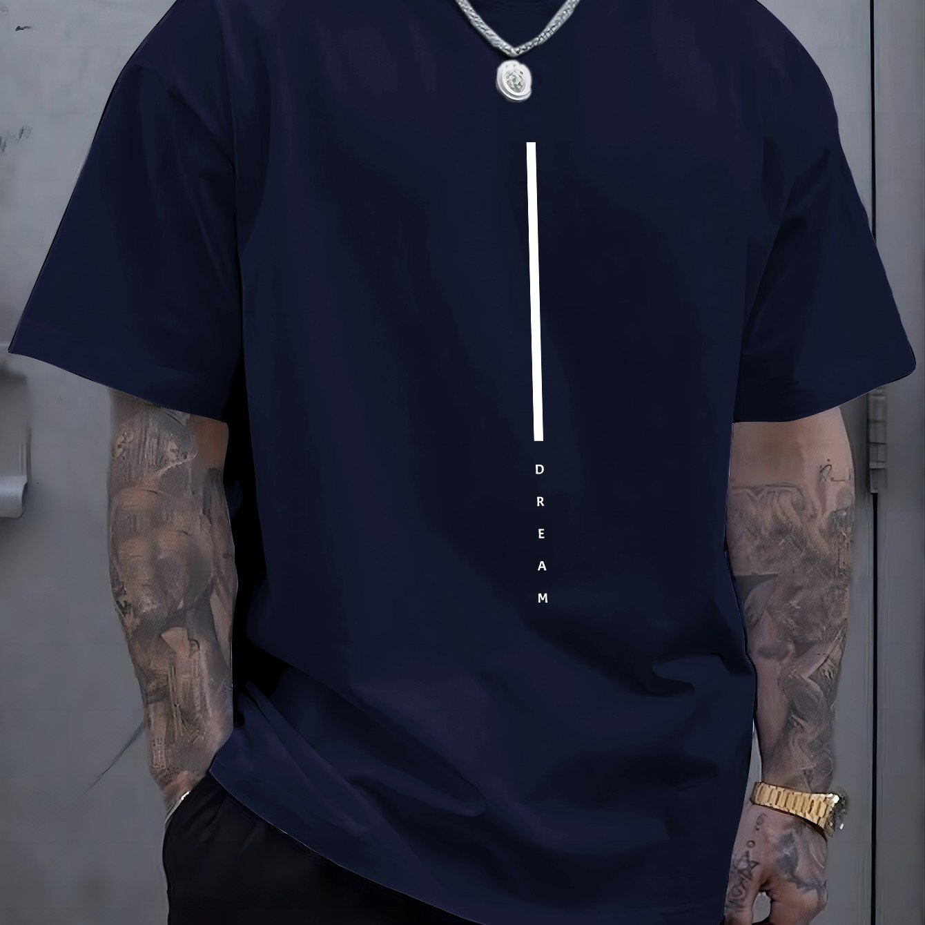 DREAM Creative Print Men's Casual T-Shirt