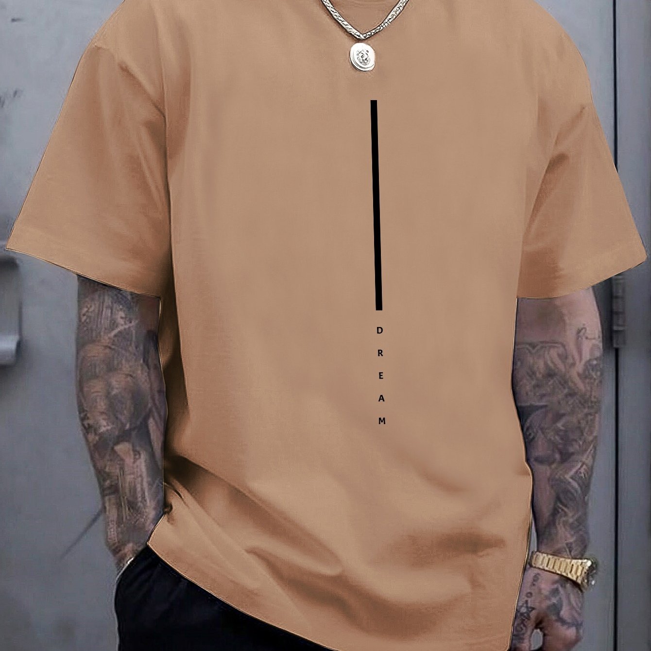 DREAM Creative Print Men's Casual T-Shirt