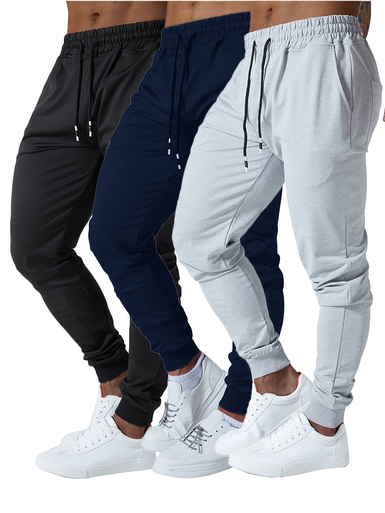 3PCS Men's Sweatpants