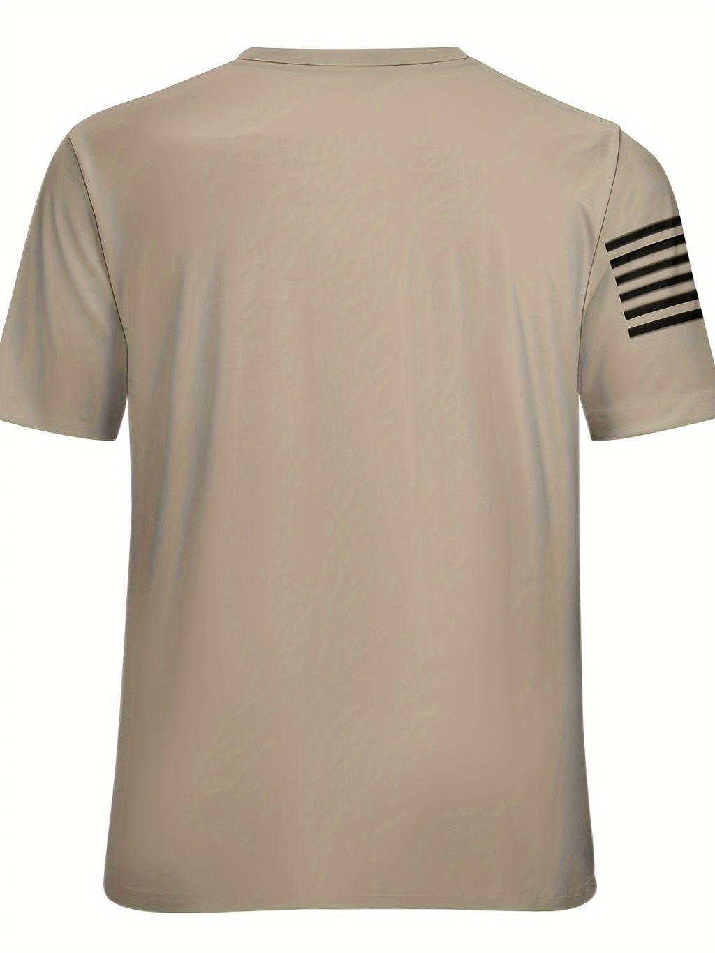 Men's T-Shirt with a Simple Striped 3D Digital Print