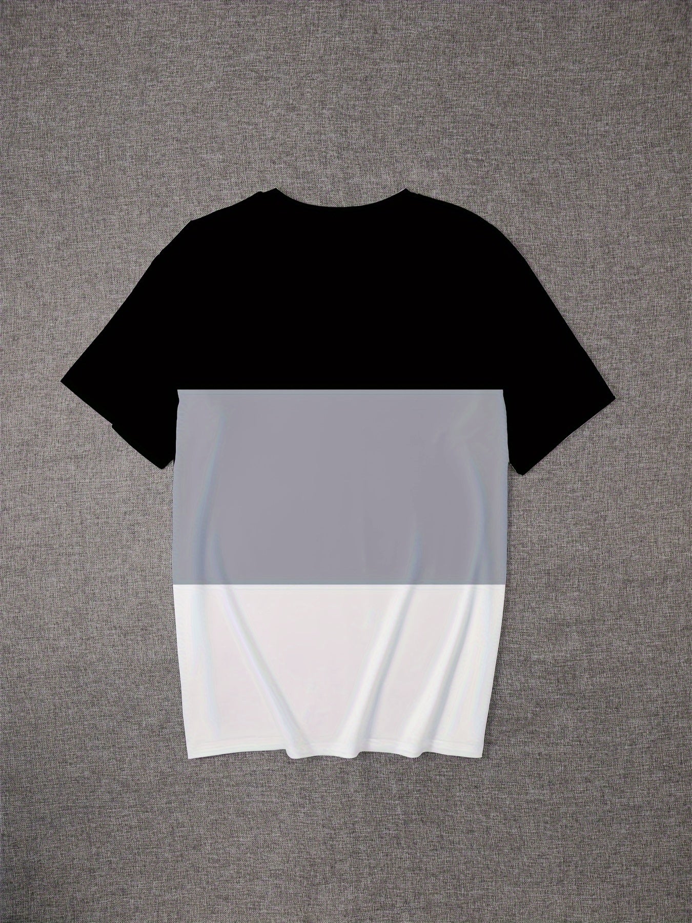 Paris Letter Print Oversized Men's Casual T-Shirt